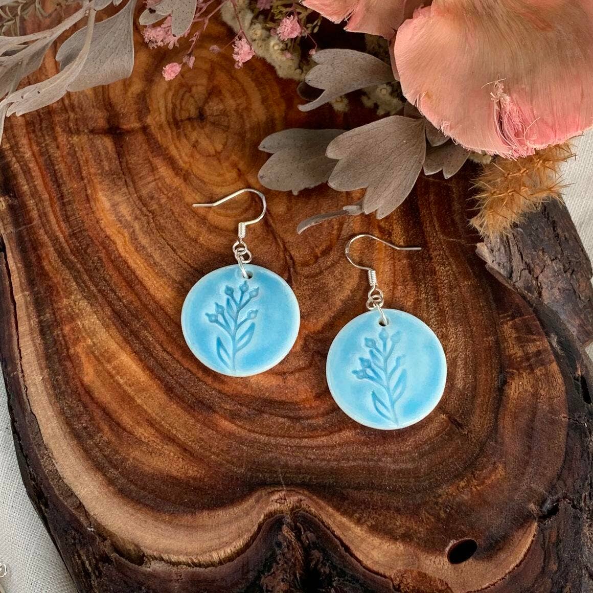 Wolf and Clay Pty Ltd – wholesale Dangle earrings – Lark - Porcelain Earrings0