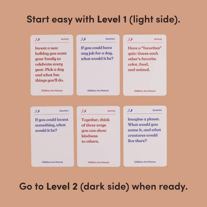 Parents Are Human | Card Games for Family, Love, & Healing - Wholesale Card Game - Children Are Human (Ages 7-10+)6