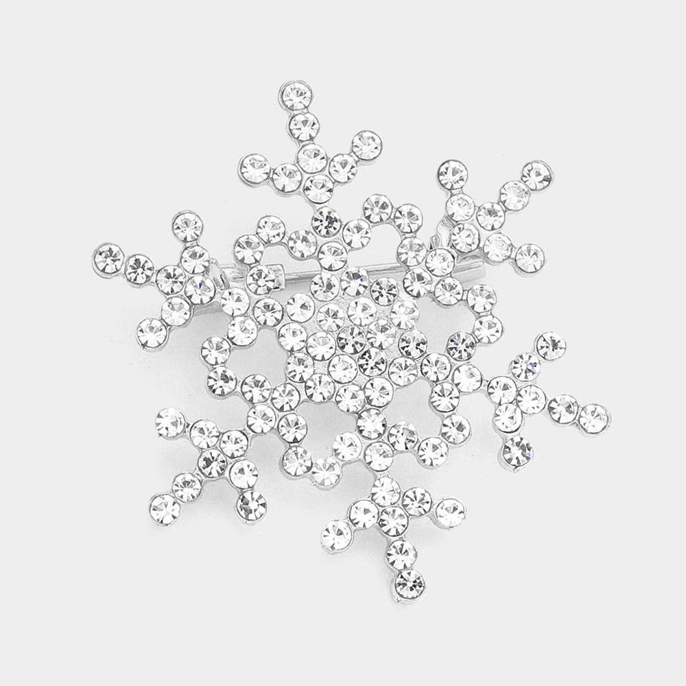 Sensibling Corp. - Wholesale Brooch - Rhinestone Snowflake Pin Brooch9
