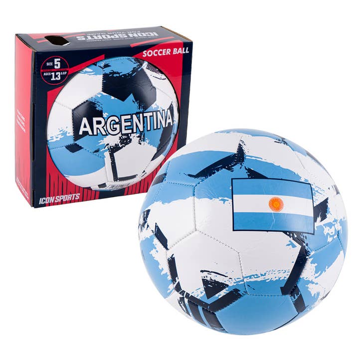 Icon Sports Fotboll - Argentina - Storlek 5 - Ålder 13 & uppåt för wholesale av Deluxe Import Trading