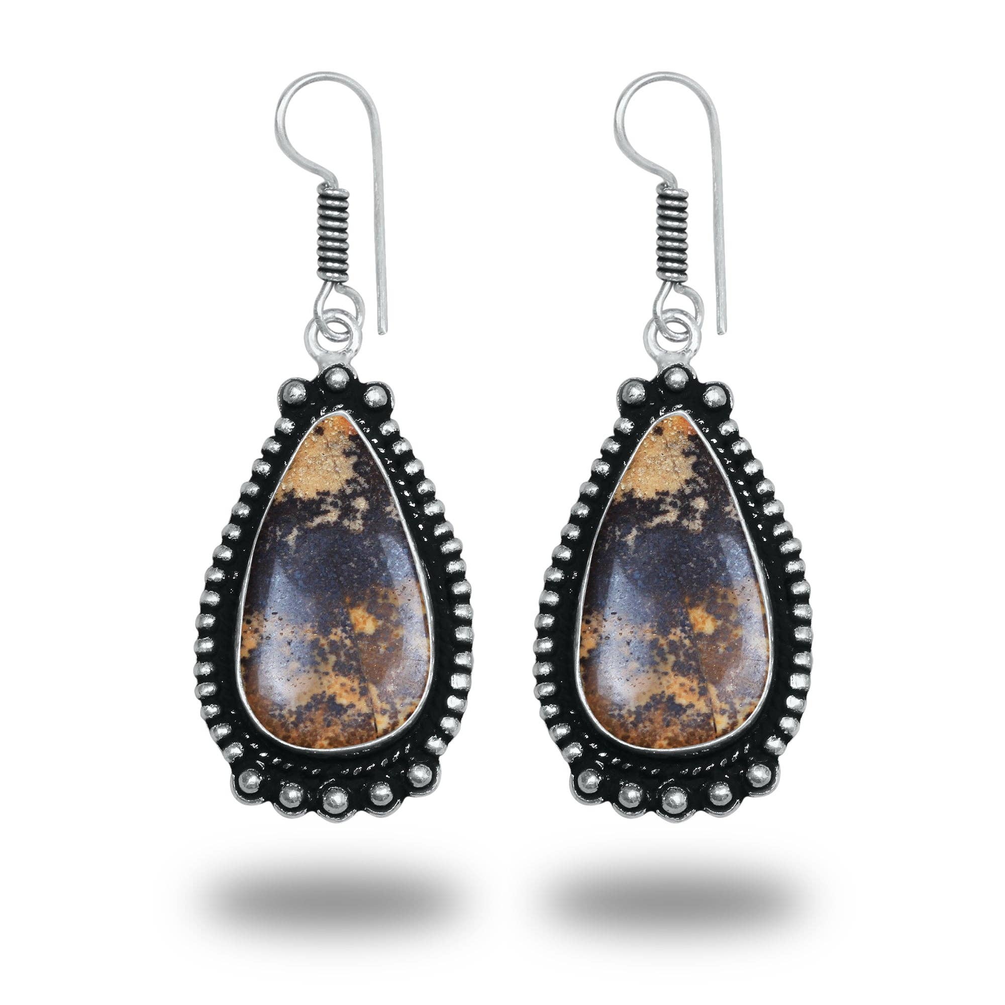 Handmade Jewels - Wholesale Dangle Earrings - Boho Crystal Earrings For Women - Silver Plated, Designer, Chic, Assorted And Wholesale26