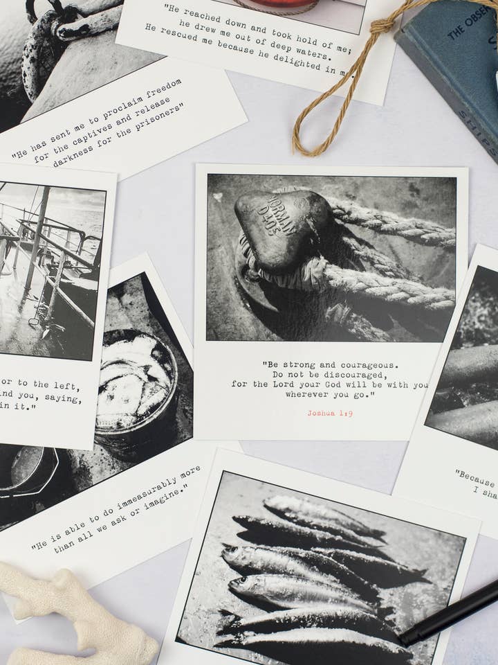 Assorted Postcard Pack of 10 Christian Bible Verse Designs for wholesale by Fieldnote