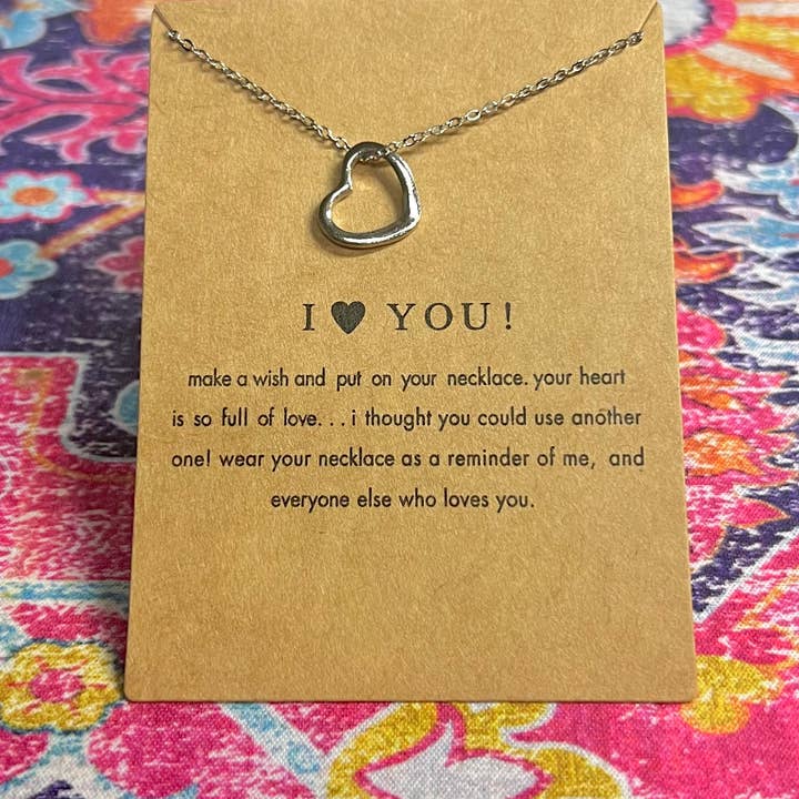 Briano Wholesale - Wholesale Pendant/Charm Necklace - Inspirational Make a Wish Necklaces With Card8