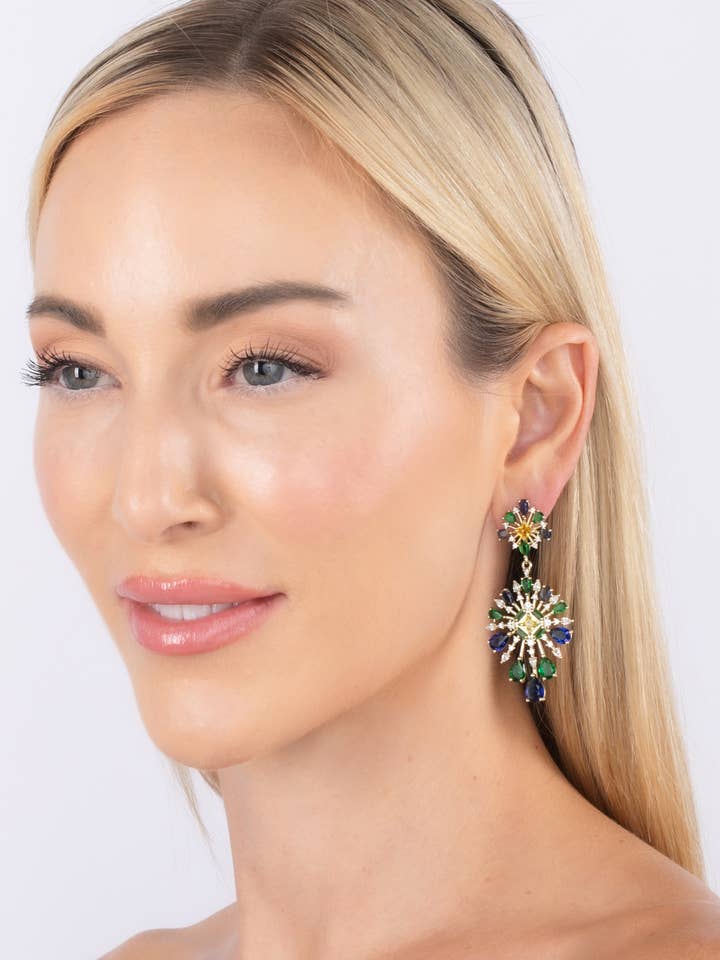 Mariana CZ Statement Ohrring für den Großhandel von Eye Candy Los Angeles