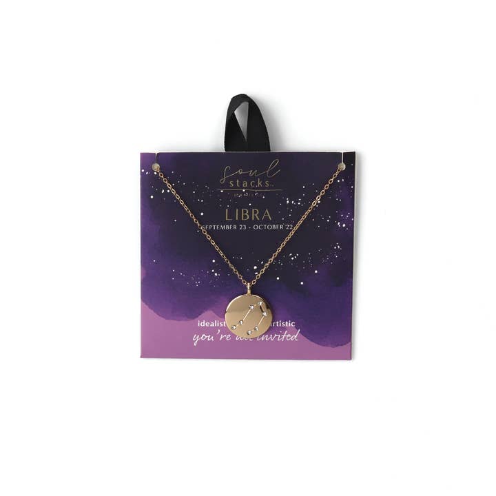 DM Merchandising - Wholesale Pendant/Charm Necklace - Soul Stacks Star Sign Pendant Assortment