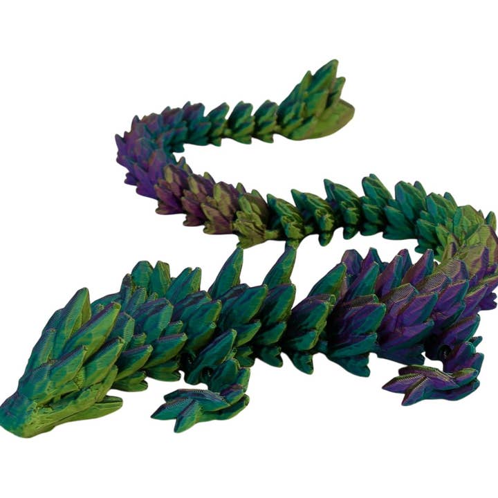 Brinquedo Gemstone Dragon Fidget - Dragão Articulado Impresso 3D por atacado de Acworth Alchemist