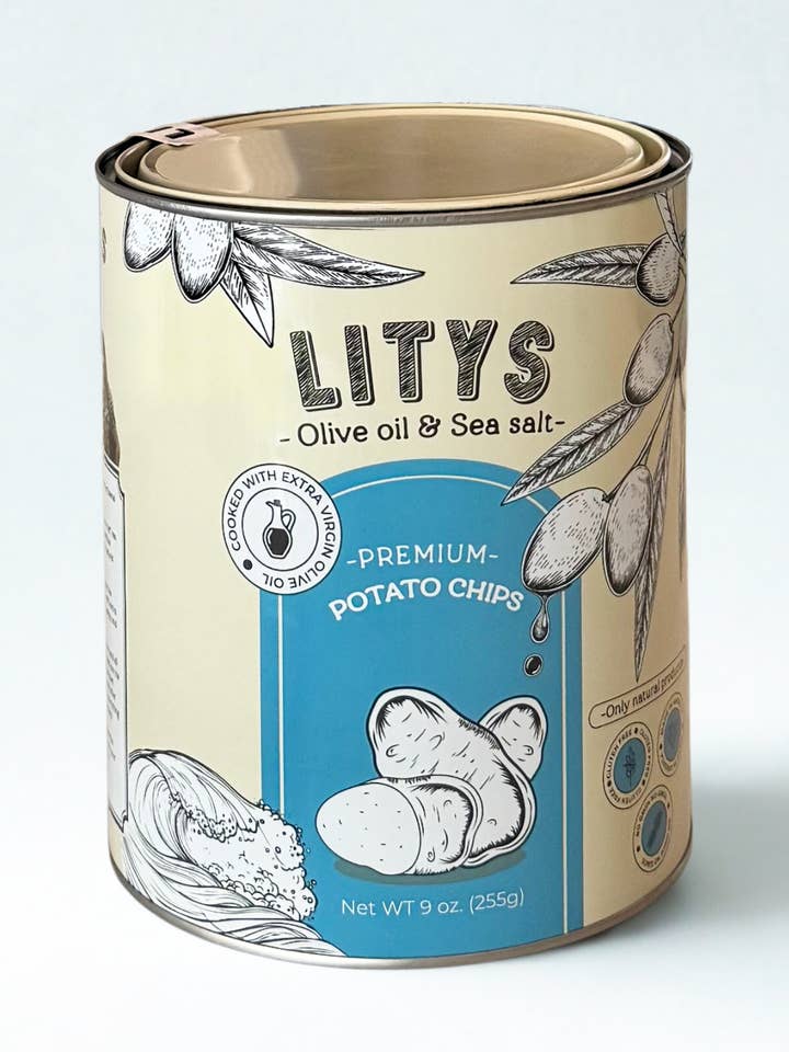 9 OZ Olive Oil & Sea Salt for wholesale by Litys Chips
