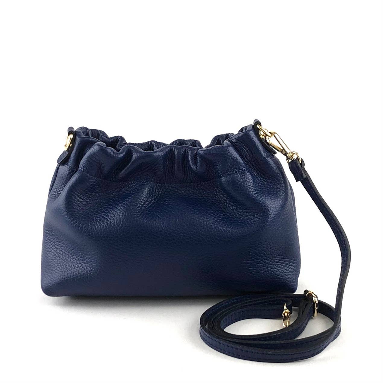 MILANO AMOUR - Vente Sac porté épaule – femme - Petite sacoche sachet GINA en cuir de veau5