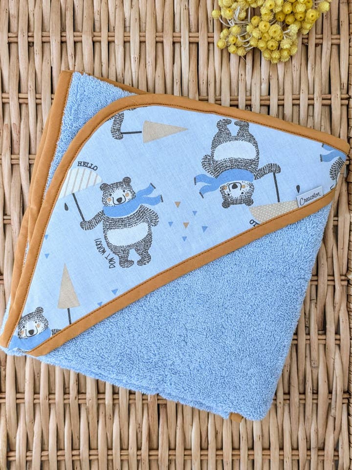 Ourson bath cape for wholesale by My Lovely Family