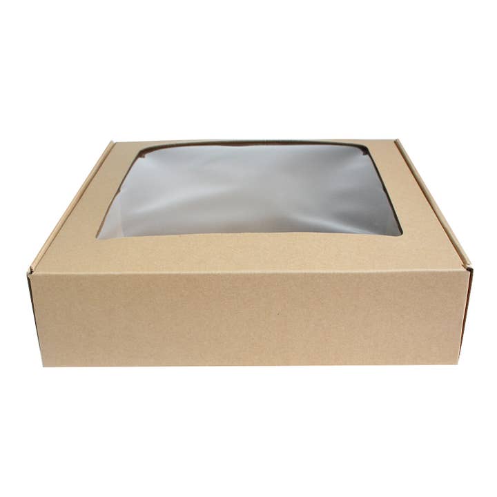 Emartbuy - Wholesale Gift Box - 29x27x6.5 cm Cardboard Display Boxes w/ Transparent Window