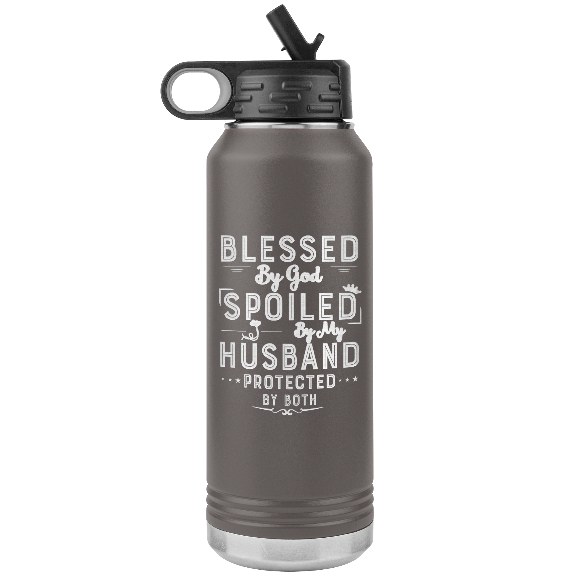 LA Shirt Company - Wholesale Water Bottle - Blessed By God - 32OZ WATER BOTTLE INSULATED9