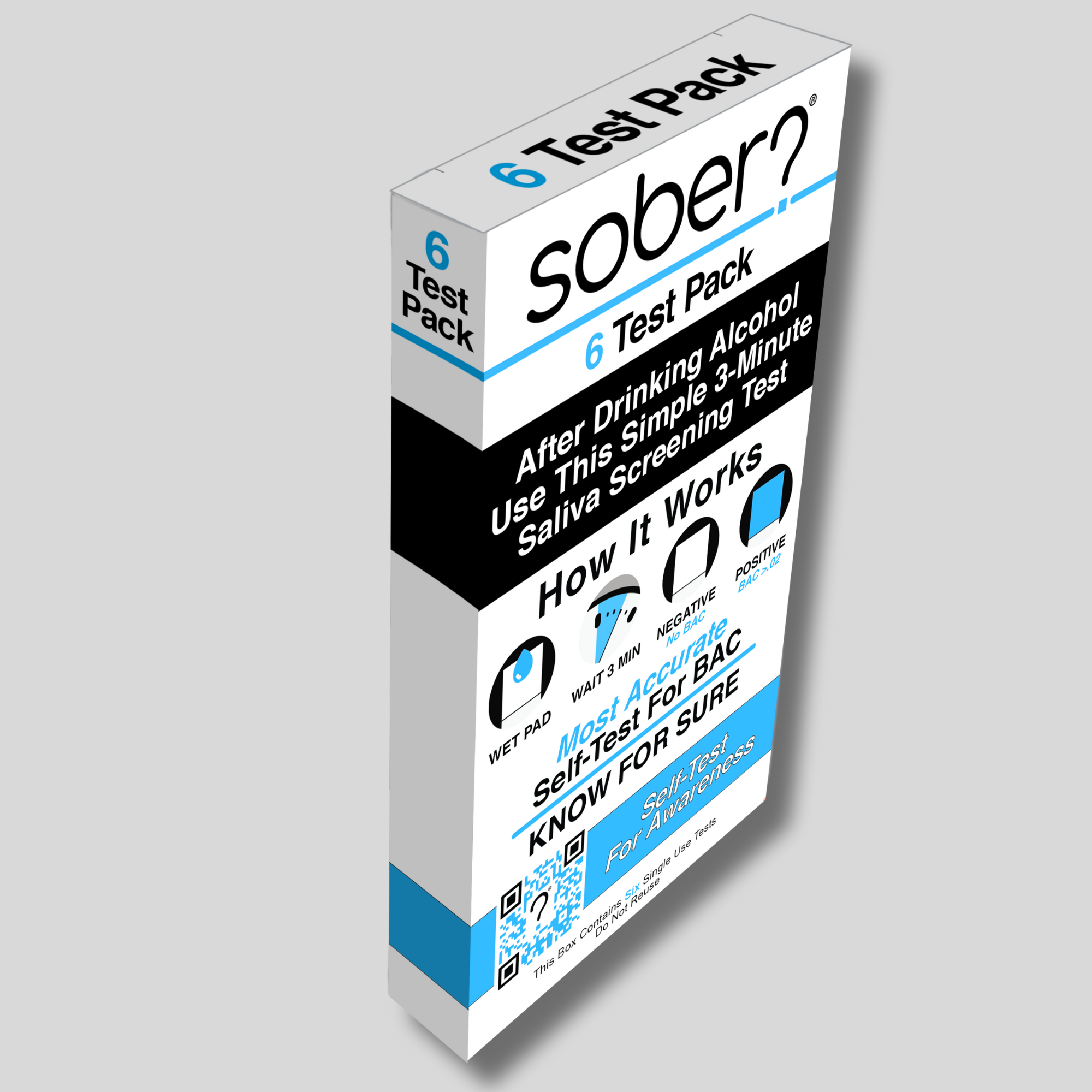 Sober Self-Test - Venta al por mayor Estantes de exposición de minoristas - Belleza y bienestar - Prueba de Sobriedad - Tiras de Prueba de Alcohol | Sober SD 66