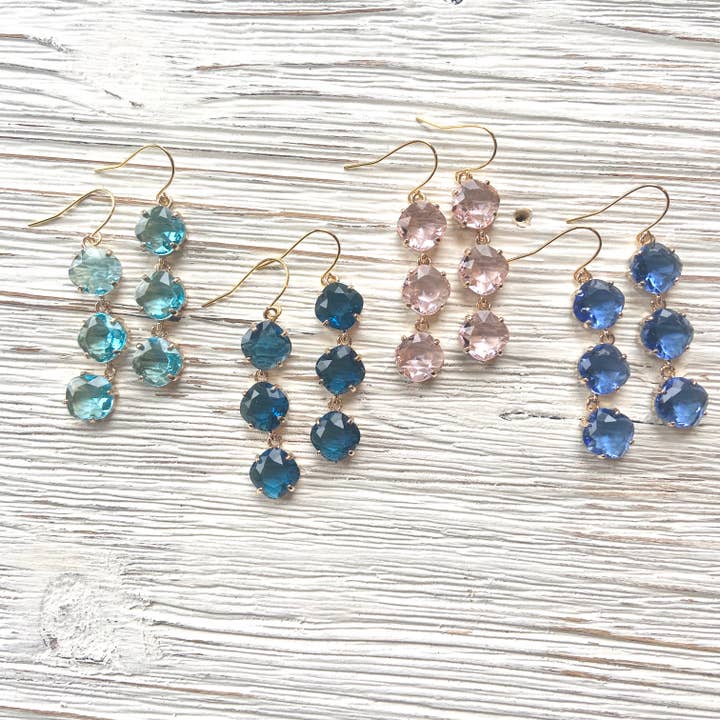 VB&CO Designs Handmade Jewelry - Wholesale Dangle Earrings - Crystal Earrings Spring Summer Easter Jewelry boutique salon