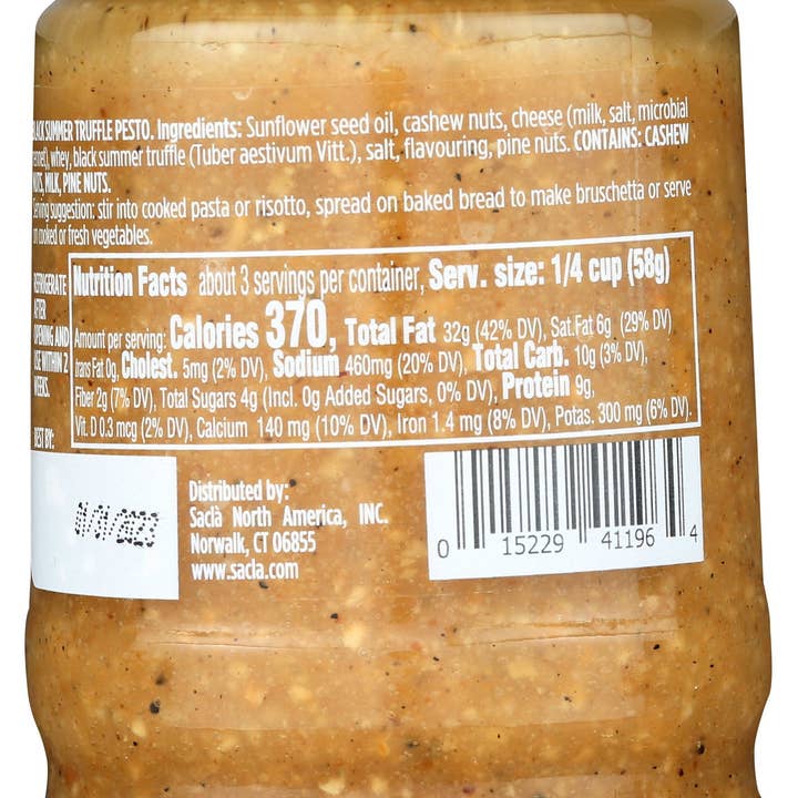 Everyday Supply Co - Wholesale Pesto - SACLA PESTO TRUFFLE - Case of 61