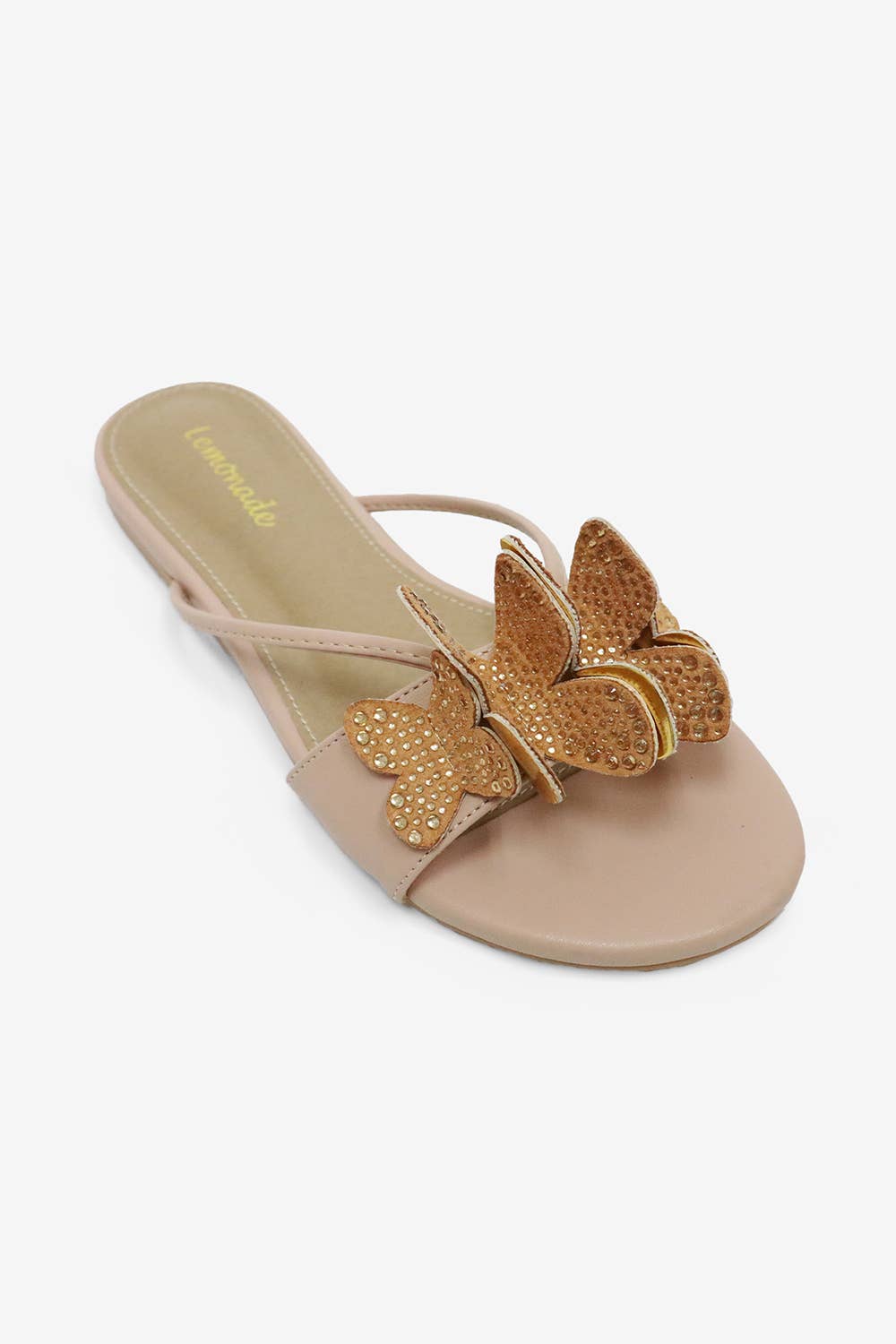 Lemonade Shoes - Venta al por mayor Sandalias - Mujer - SABETHA - Sandalias con adorno de mariposa brillante19