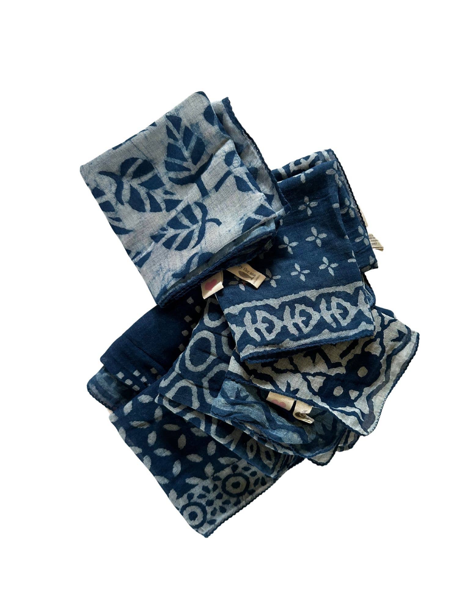 By The Sea Organics – wholesale Bandana – Women's – Indigo Bandana5