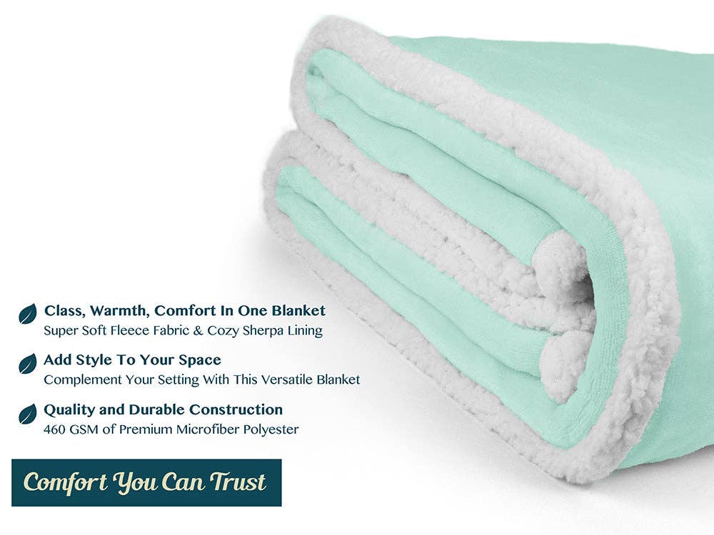 Pavilia – Manta para sofá por atacado – Cobertor Premium Sherpa Fleece82