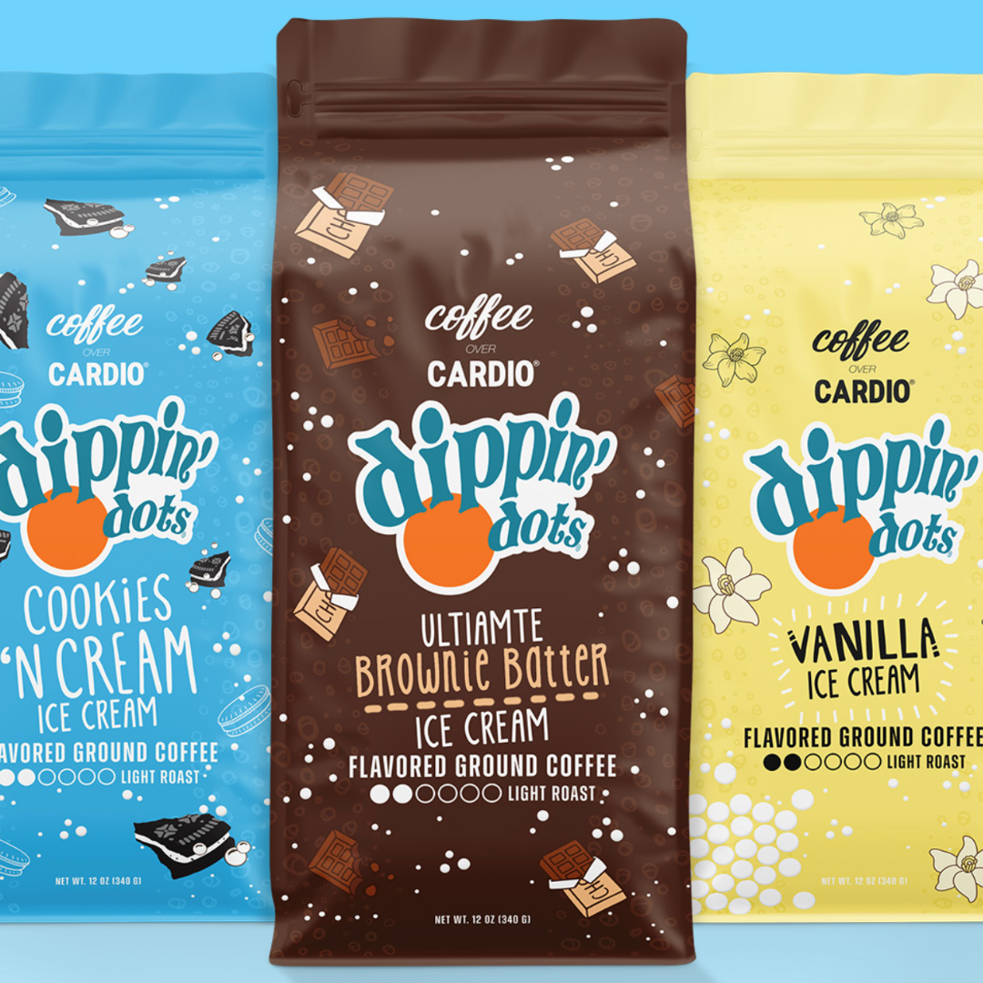 Coffee Over Cardio® - Wholesale Ground Coffee - Dippin' Dots® Brownie Batter Ground Coffee - Light Roast8