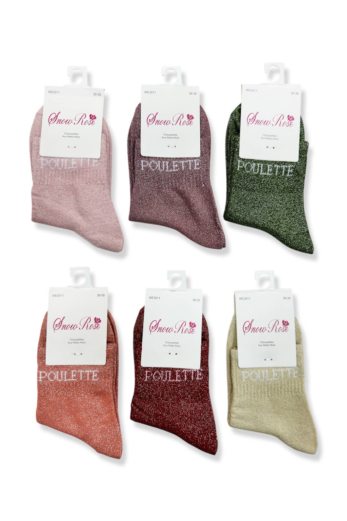 Assorted Shiny socks (30-35) for wholesale on Faire