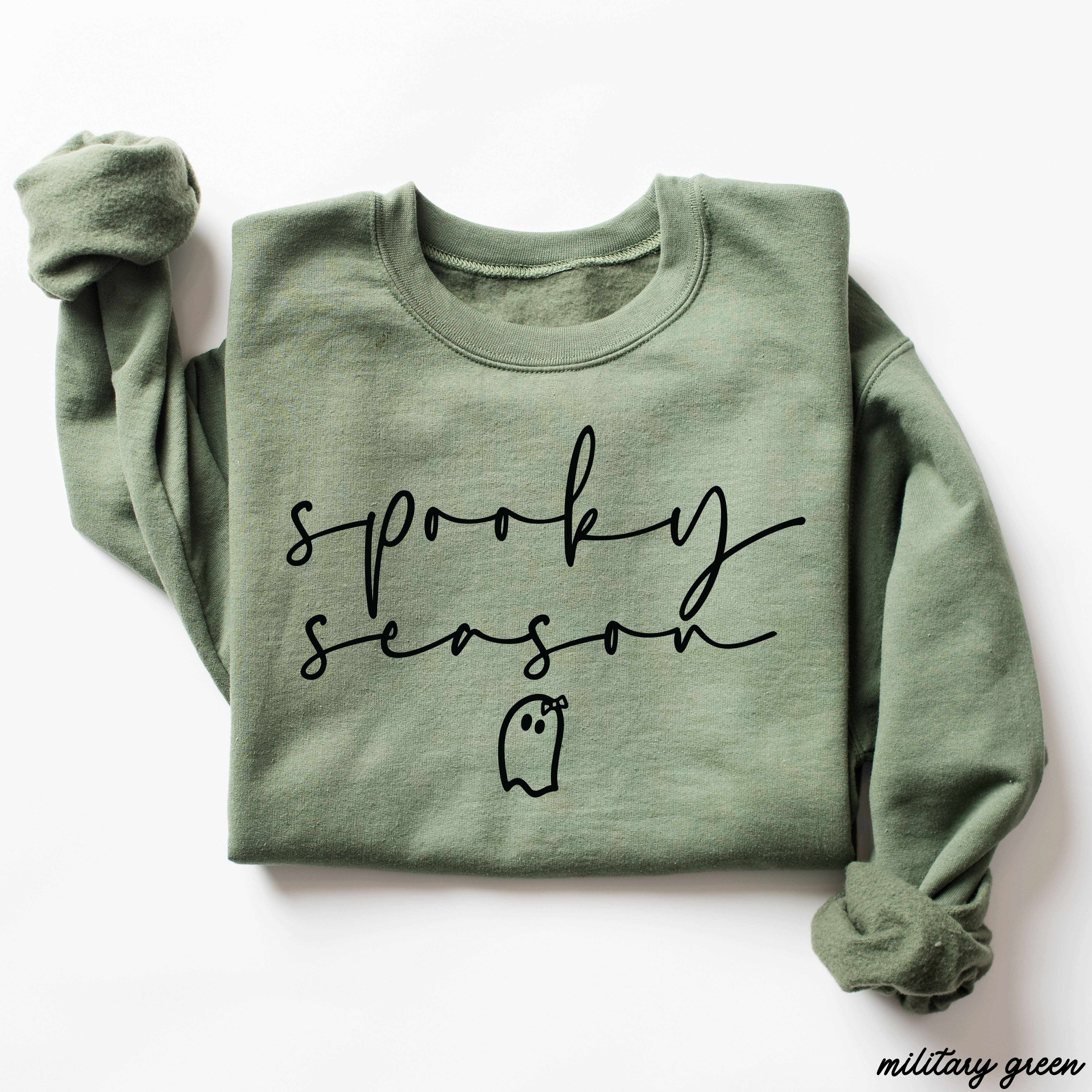 Chloe Vs Tank - Wholesale Graphic Sweatshirt - Women's - Spooky Season Ghost Sweatshirt *5 Colors (S-3X)4