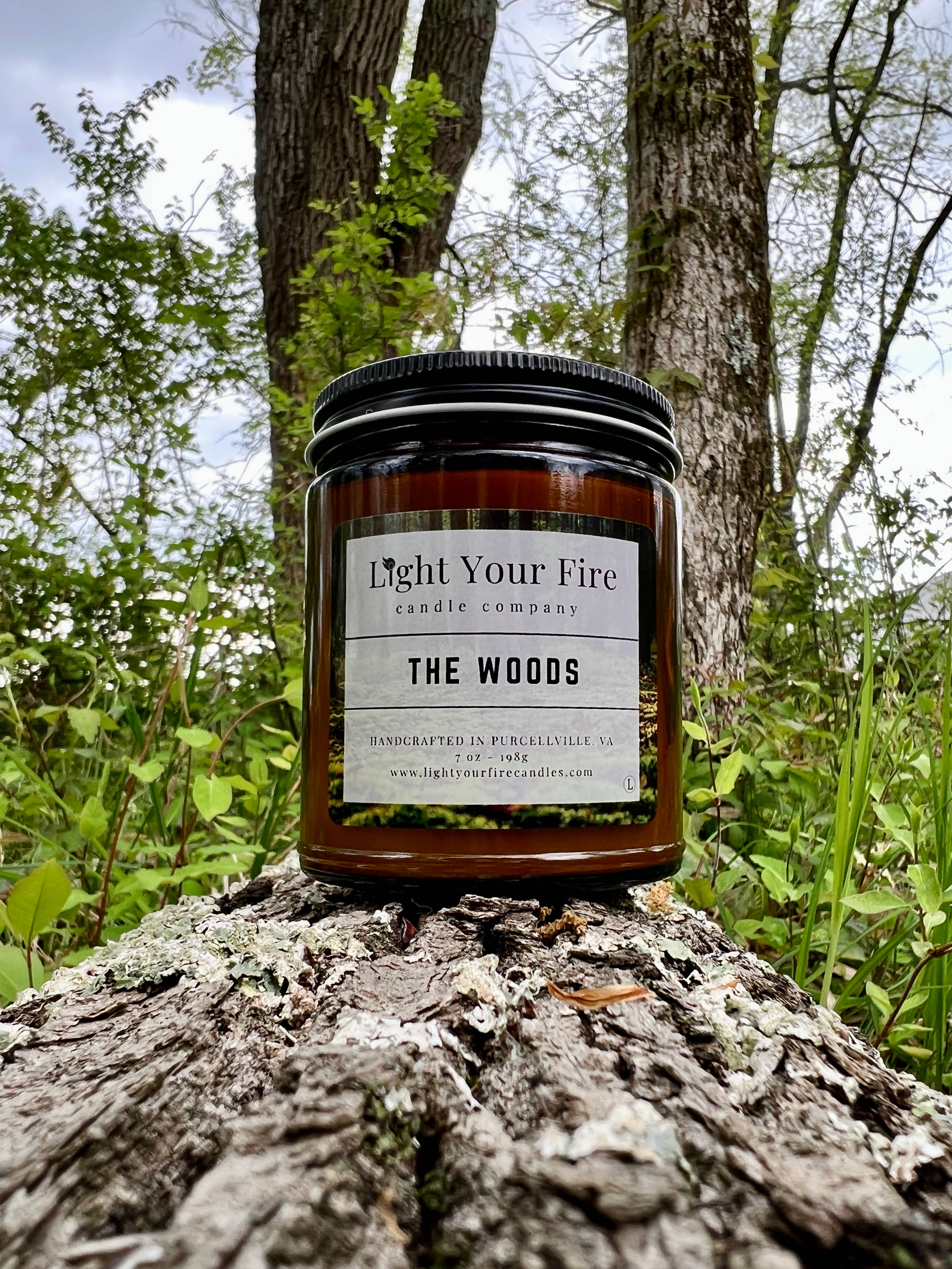 Light Your Fire Candle Co - Wholesale Jar/Filled Candle - The Woods Candle2