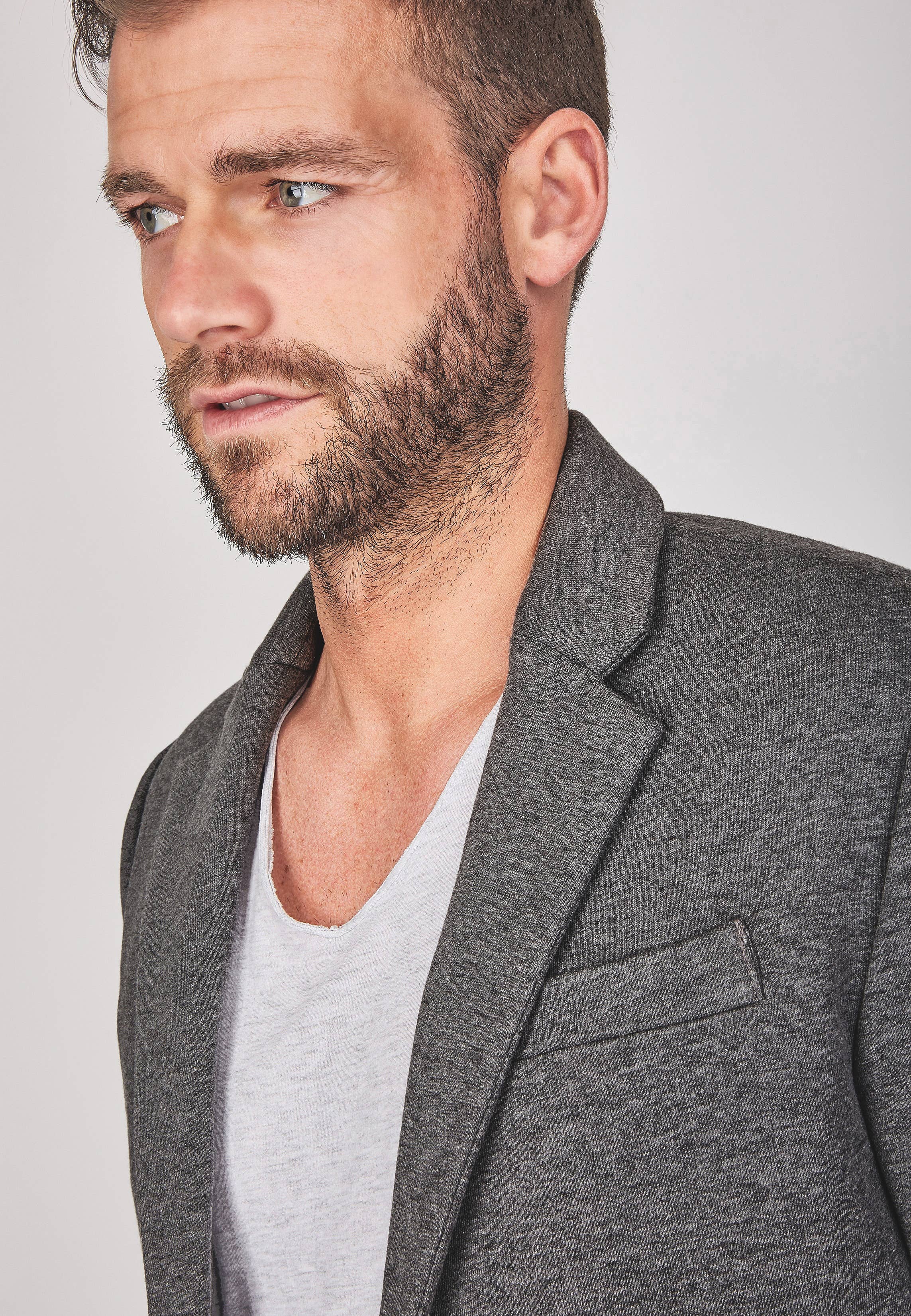 grey Steffen Klein Men's Sweat Blazer for wholesale on Faire7