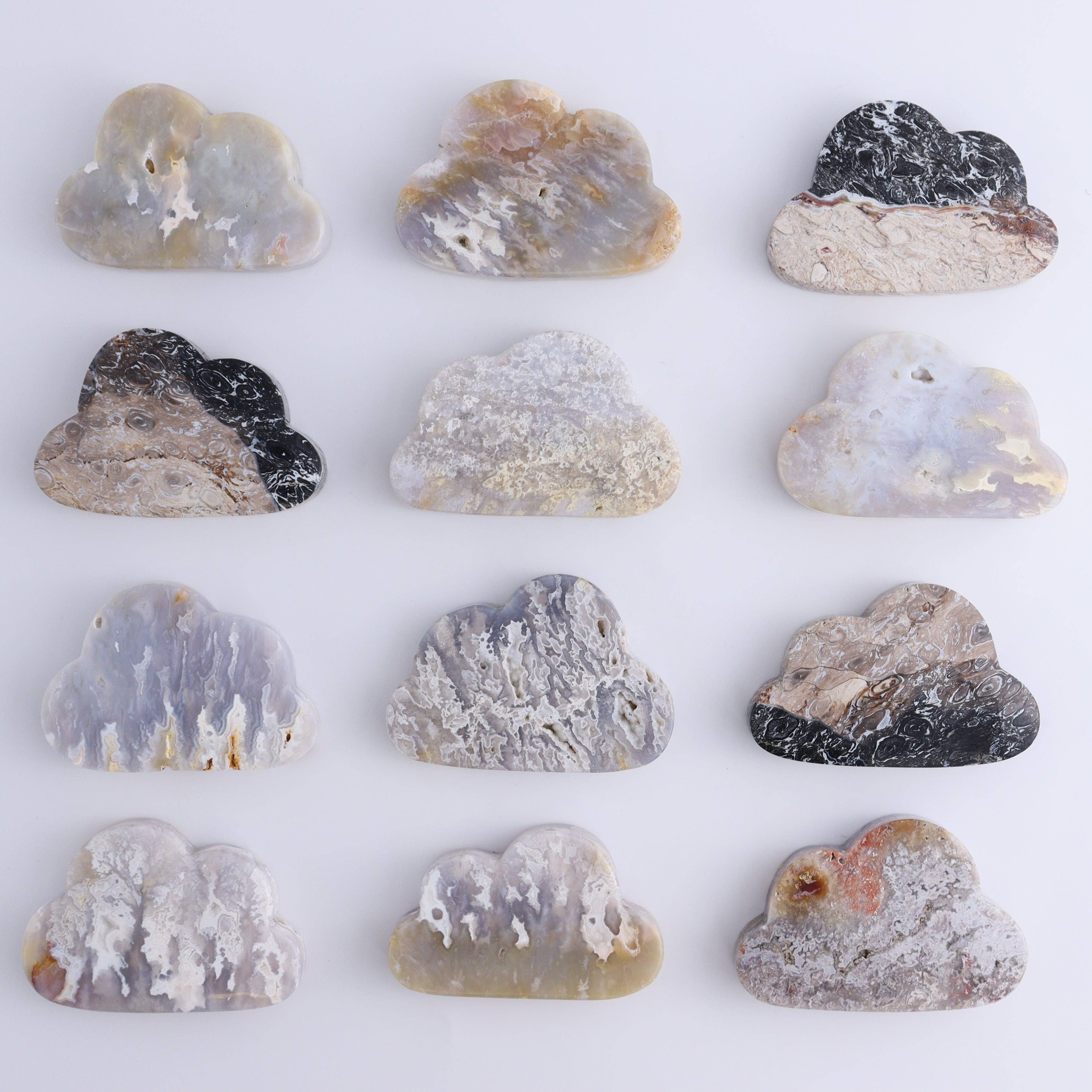 Mi Esperanza Minerals - Wholesale Spiritual Stone/Crystal - Agate Clouds Set of 120