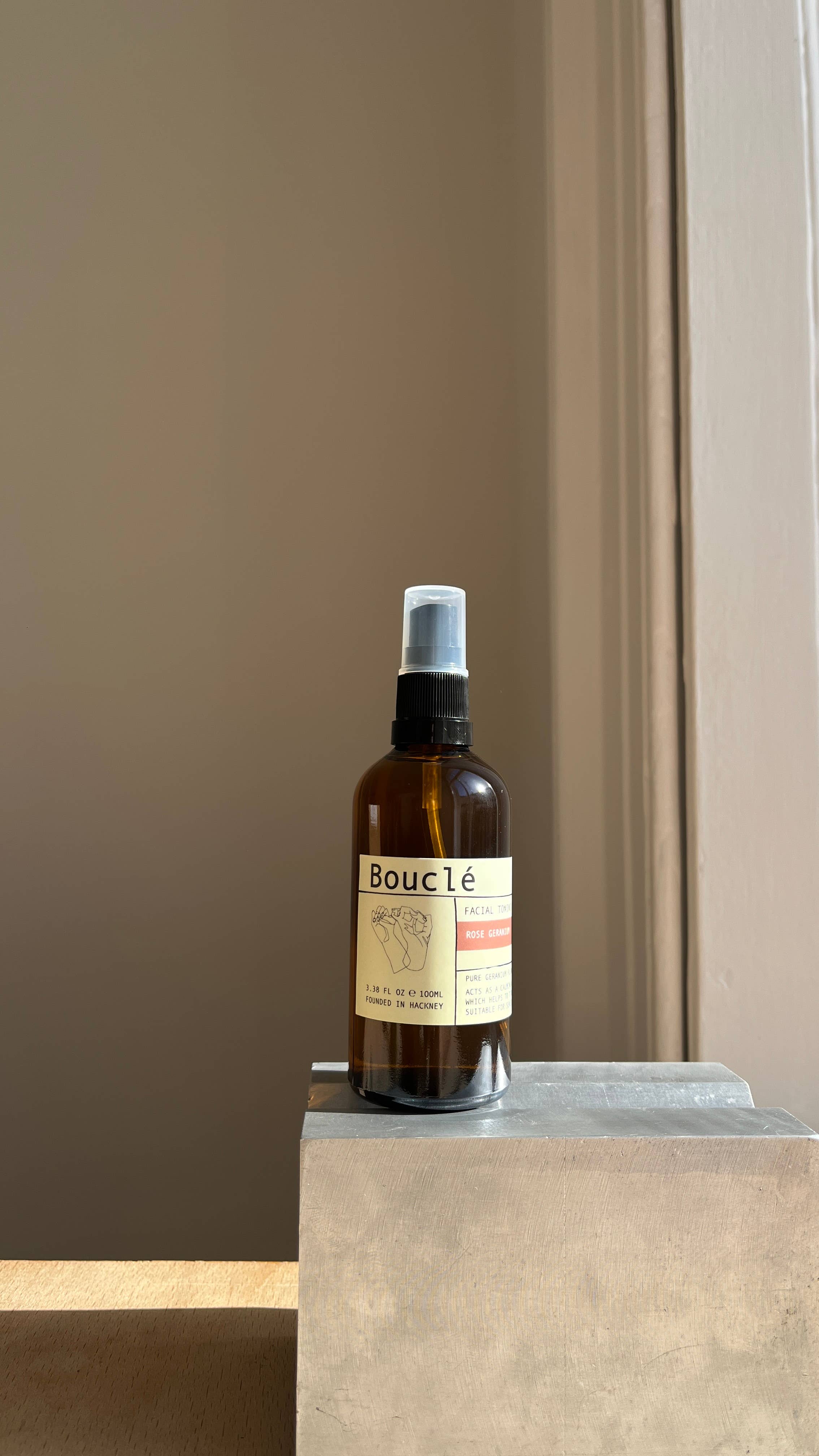 Bouclé – wholesale Facial Toner – Rose Geranium Facial Toning Hydrolat1