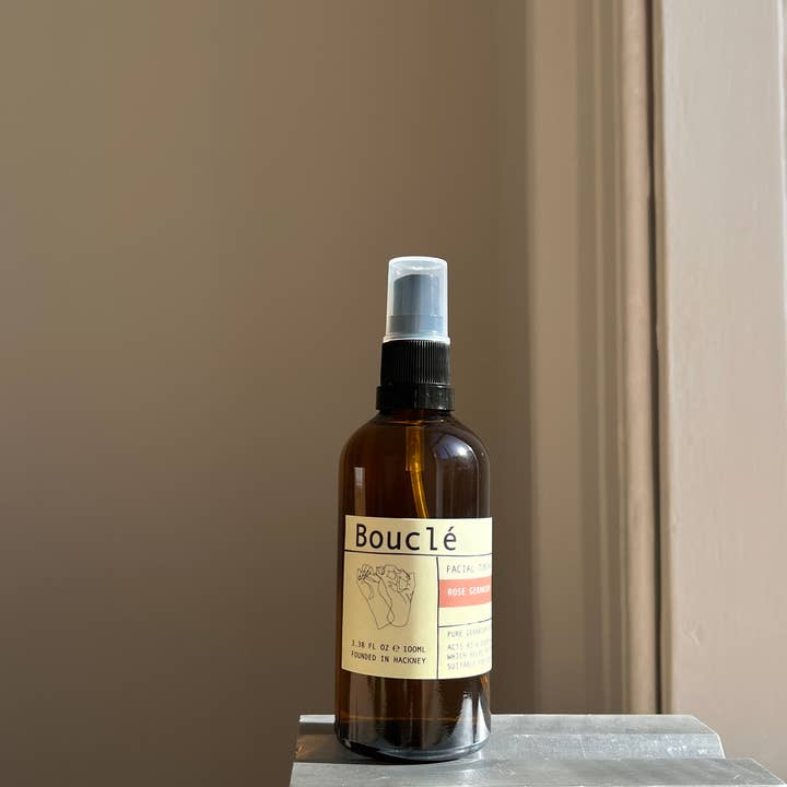 Bouclé – wholesale Facial Toner – Rose Geranium Facial Toning Hydrolat1