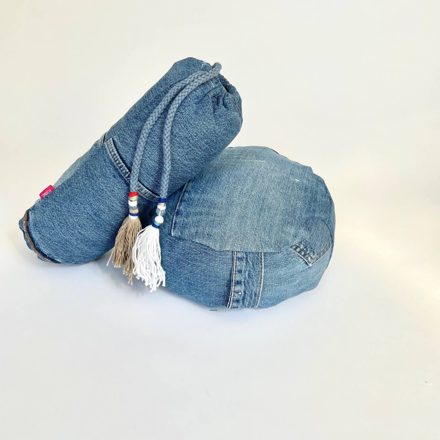 reinc. - Wholesale Meditation Supplies - Organic meditation cushion, recycled denim3