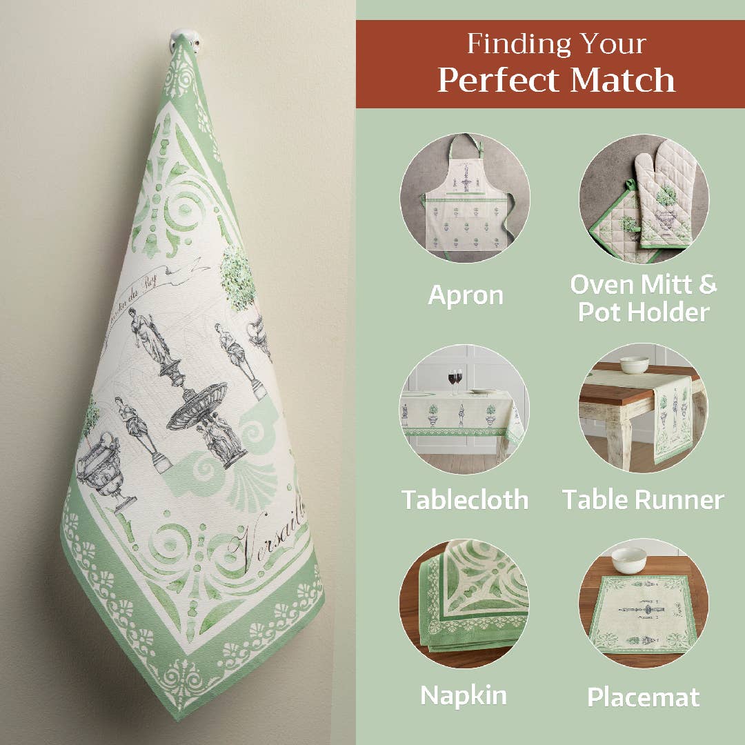 Maison d'Hermine - Design in Every Thread - Wholesale Tea Towel - Kitchen Towels 100% Cotton - Set of 2 - Jardin Du Roy5