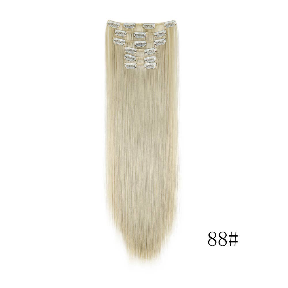 AK Brand – Großhandel Extensions – Clip-in Haarverlängerung Lang Glattes Synthetisches Haarteil18