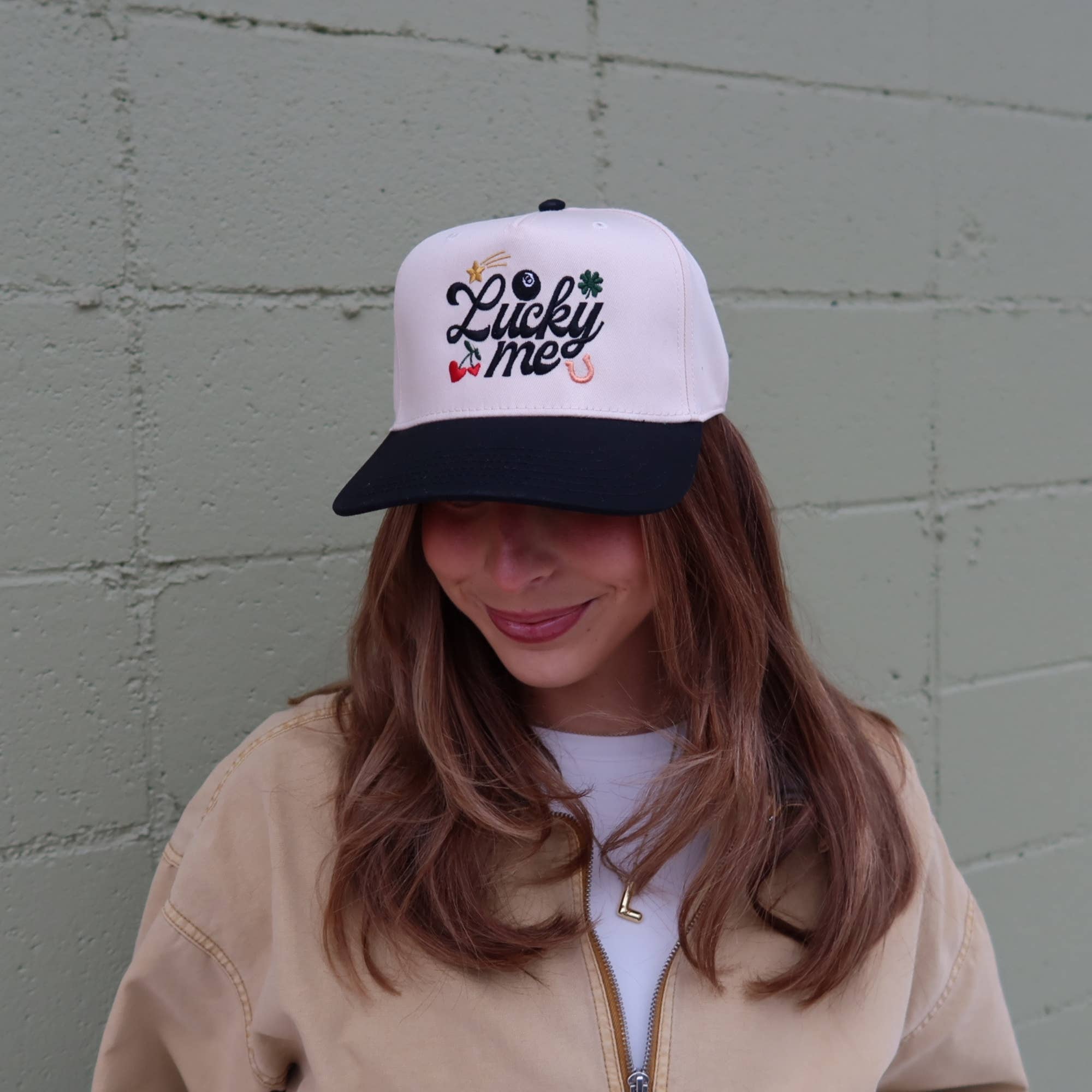 Made by Mariah - Wholesale Trucker Hat - Unisex - Lucky Me Charms Vintage Trucker Hat4