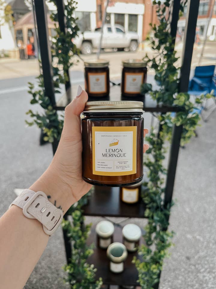 Lemon Meringue Candle - Soy or Beeswax for wholesale by Ampersand Candles + Oils