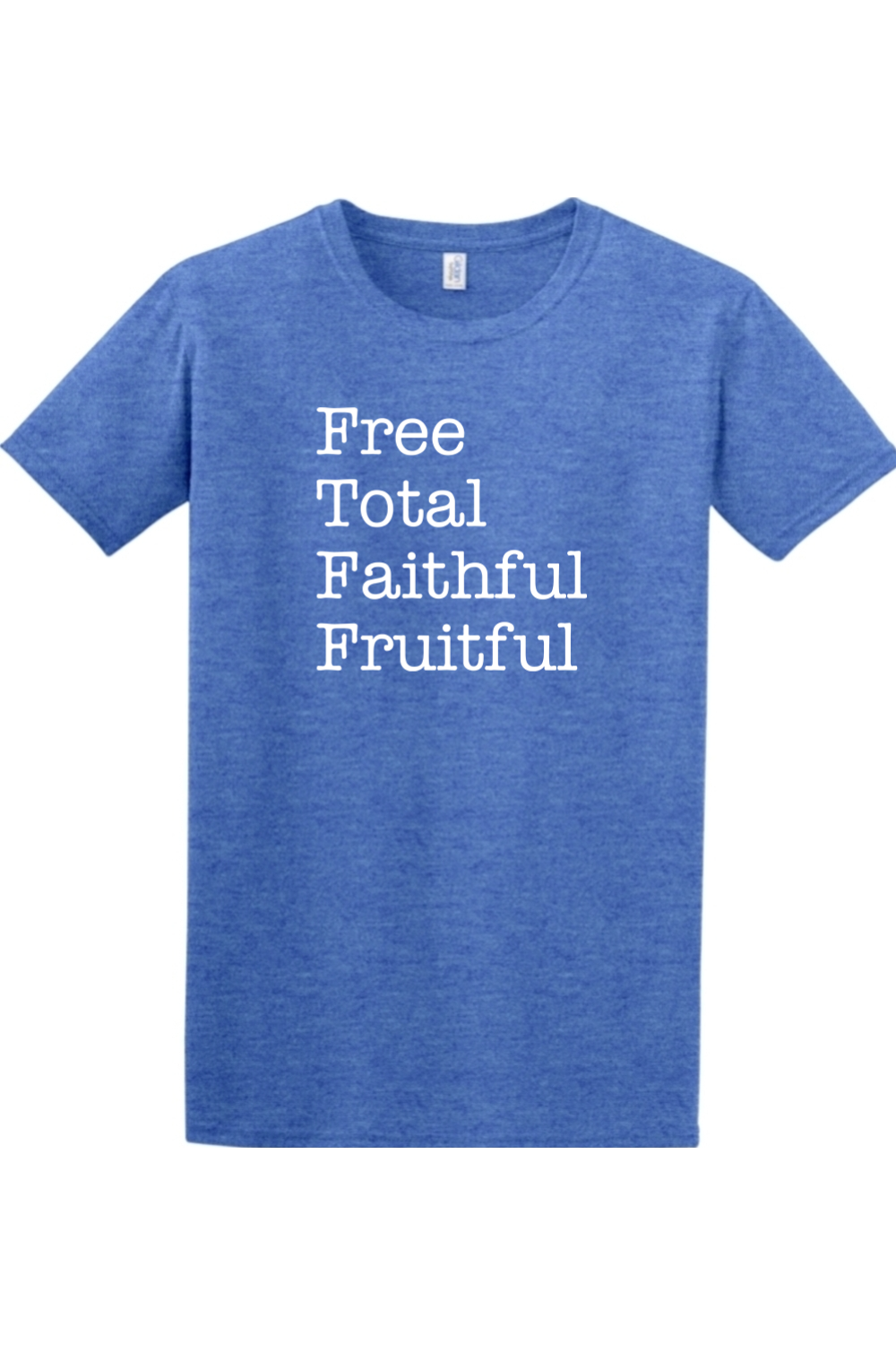Sock Religious - Wholesale Screen Printed T-Shirt - Unisex - Free Total Faithful Fruitful - Theology of the Body Adult T-shirt2