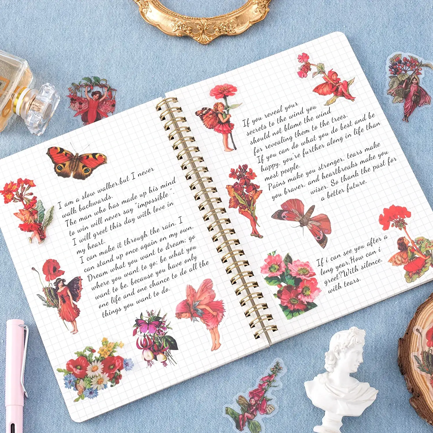 Magnifique Hearts - Wholesale Sticker - Fairy Sticker Set for Collage Planners Scrapbook Cards Tags4