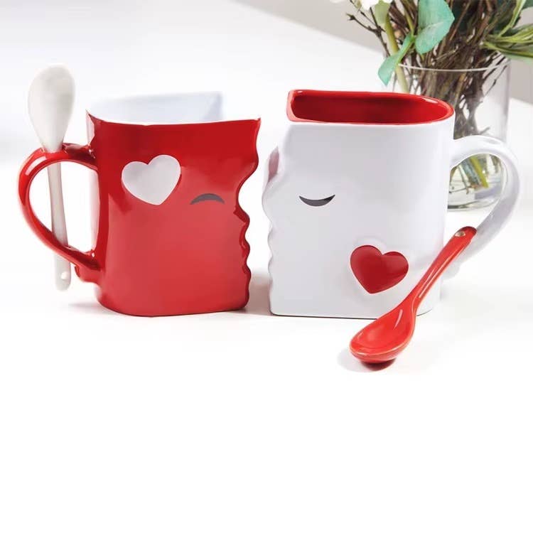 VIGOR - Wholesale Coffee Mug - Kissing Coffee Mugs Gift Set with Gift Box8
