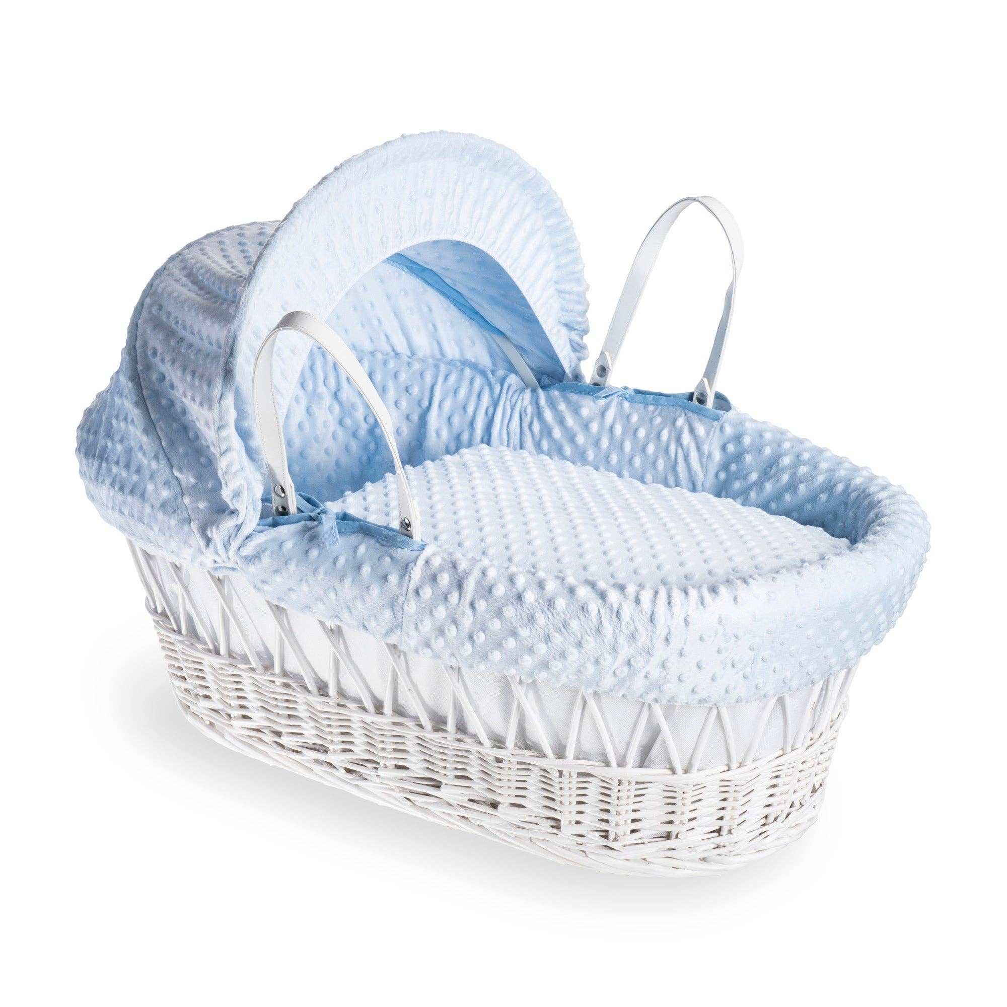 Clair De Lune - Wholesale Wieg - Baby - Kuiltje witte rieten Moses mand0