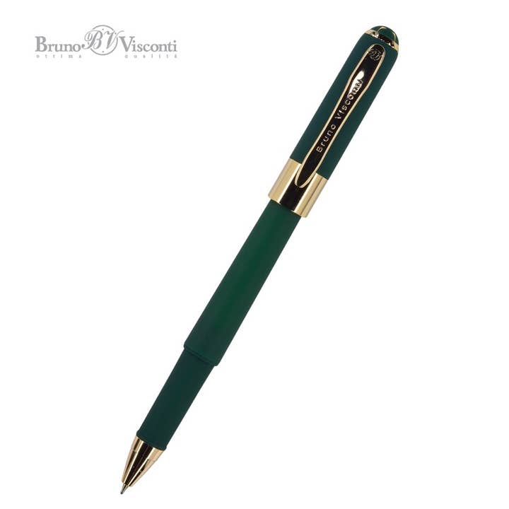 BV by Bruno Visconti - Wholesale Pen - Forest Green Monaco Fine Point Soft Touch Pen, 0.5mm