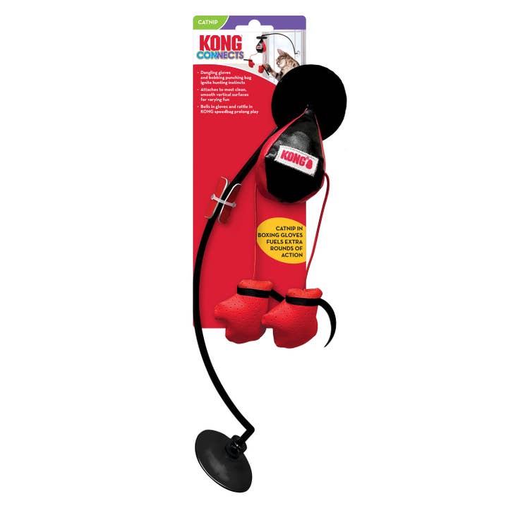 Pet Palette Distribution - Wholesale Pet Toy - Cat - KONG® Connects™ Window Boxing Cat Toy2