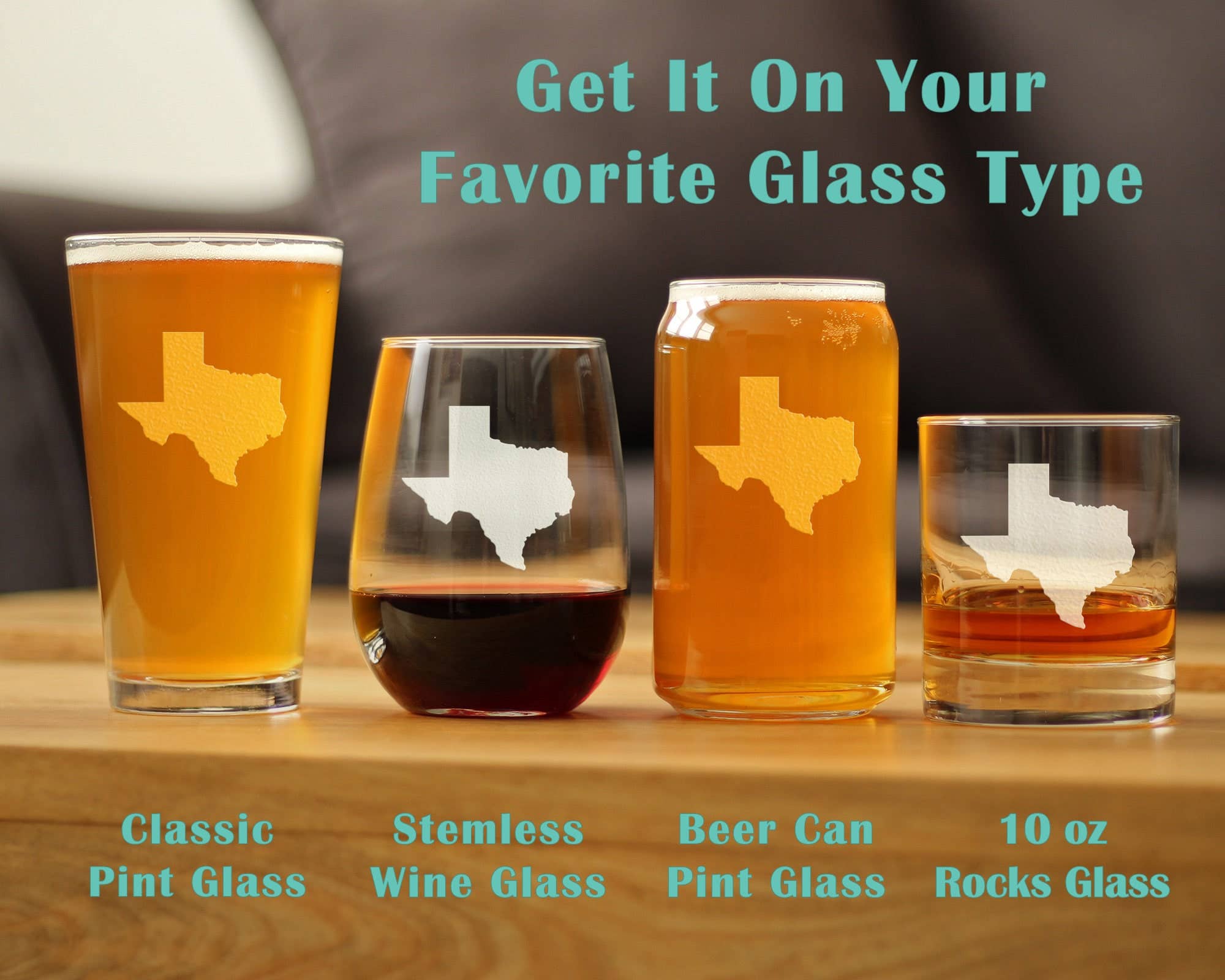 bevvee - Wholesale Cocktail/Liquor Glass - State of Texas Whiskey Rocks Glass - Texans Gifts and Decor5