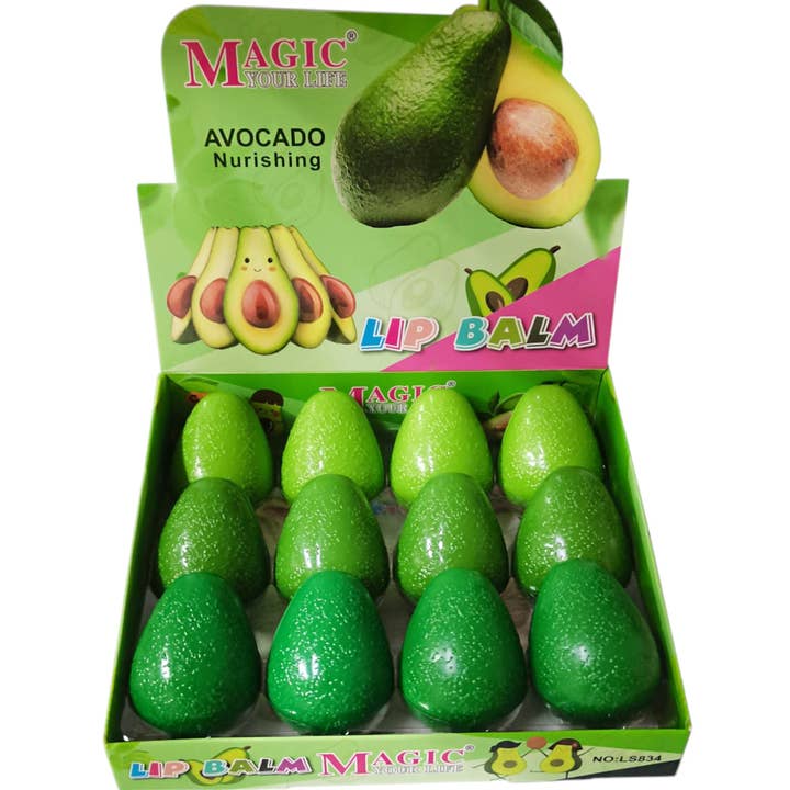 ASSORTED MAGIC YOUR LIFE AVOCADO LIP BALM LS834 (12PC) for wholesale on Faire