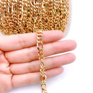 Wholesale Permanent Jewelry Chain, Lip Chain Link - By the Inch - 2.0 mm