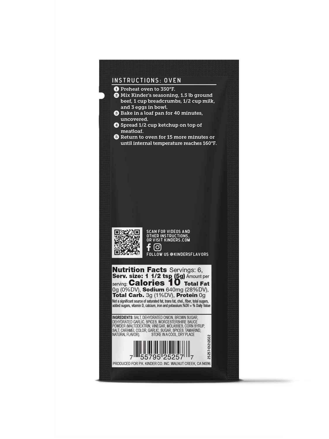 Kinder's Sauces & Seasonings - Wholesale Dried Spice Mix - Classic Meatloaf1