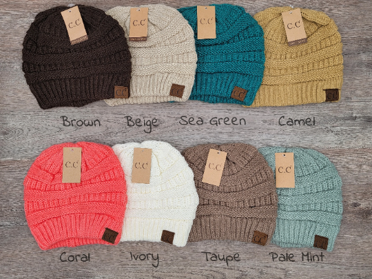 Treasure Bank - Wholesale Beanie - Women's - C.C CLASSIC SOLID RIBBED KNITTED BEANIE3