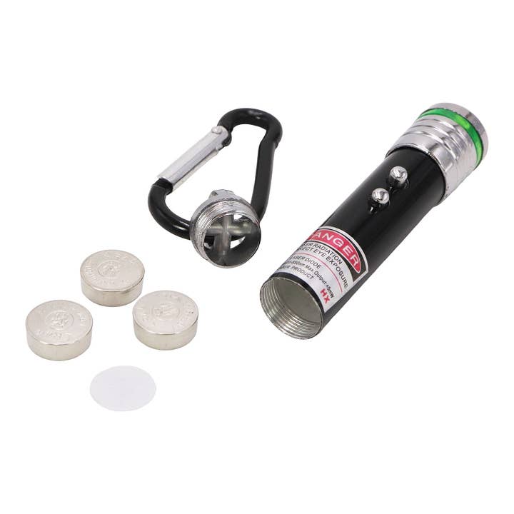 ASSORTED 2-in-1 Solid Led Flashlight Laser Light Pointer for wholesale on Faire2
