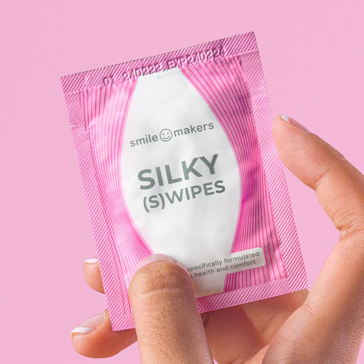 Lingettes soyeuses (S) pour la vente par Smile Makers