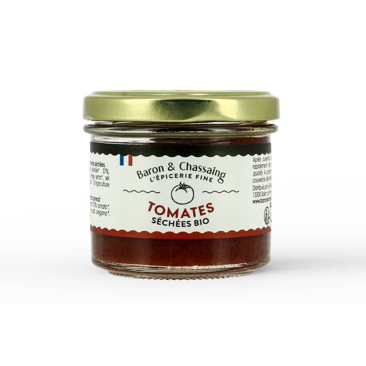 Pasta untables de tomate seco orgánico - 100 g - AB* para venta al por mayor de Baron & Chassaing