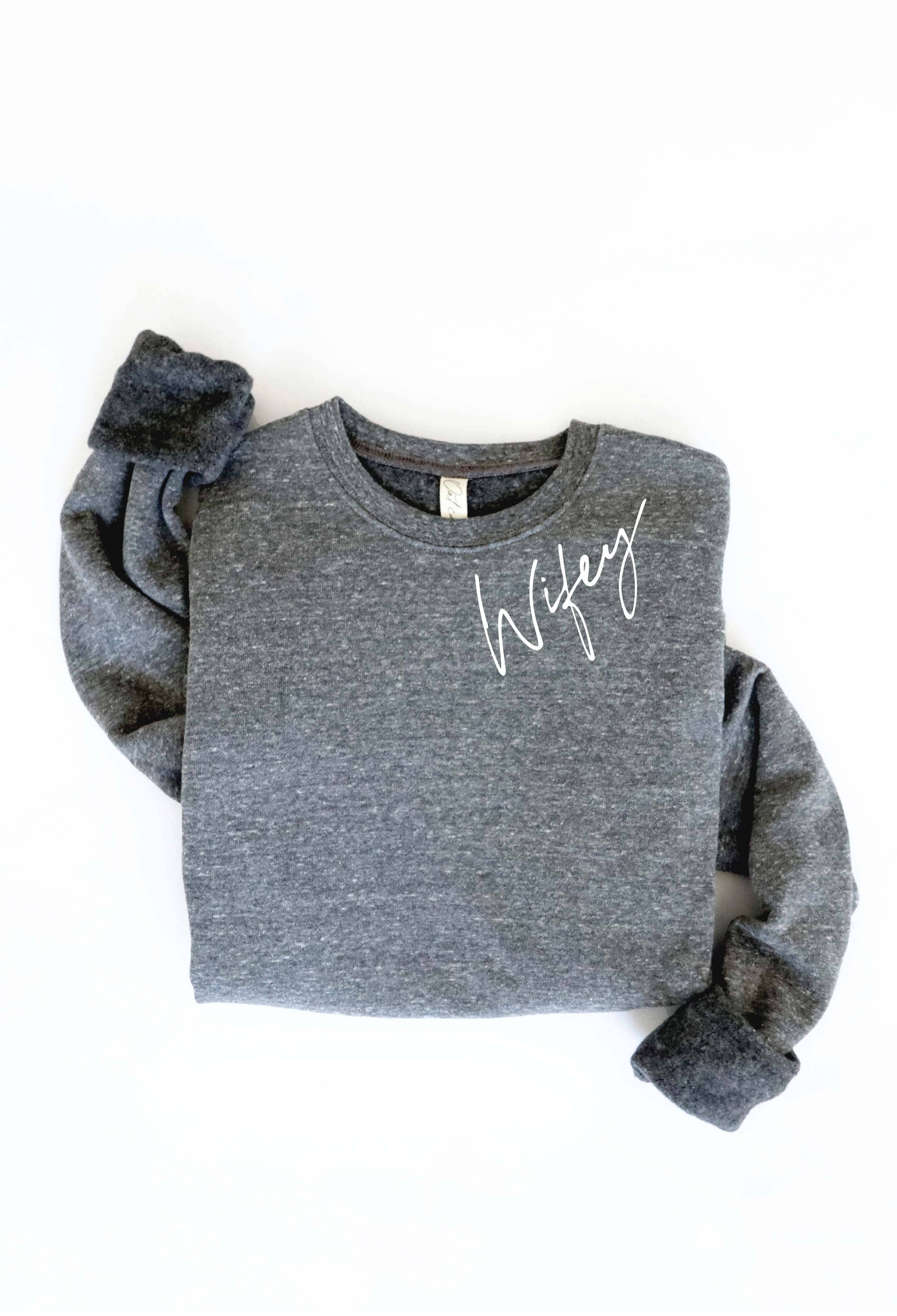 OAT COLLECTIVE – wholesale Graphic sweatshirt – Women’s – WIFEY Graphic Sweatshirt - Relaxed Fit2