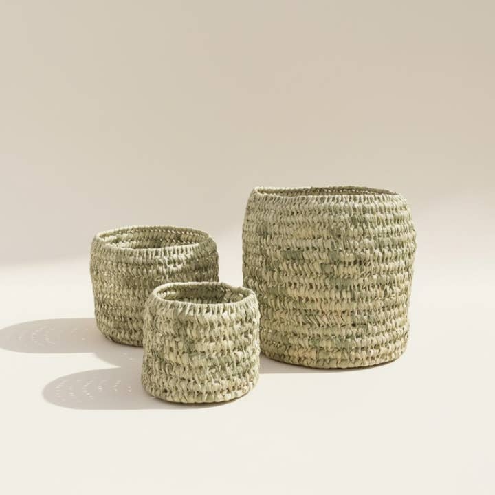 LeBazare - Wholesale Cube Storage - Paniers rustiques tissés à la main en herbe de mer, paniers de rangement et jardinières2